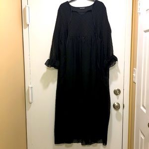 Black Elegant SHEIN Maxi Dress